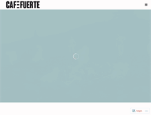 Tablet Screenshot of cafefuerte.ch
