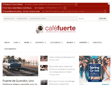 Tablet Screenshot of cafefuerte.com
